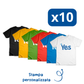 N.10 T-shirt stampate